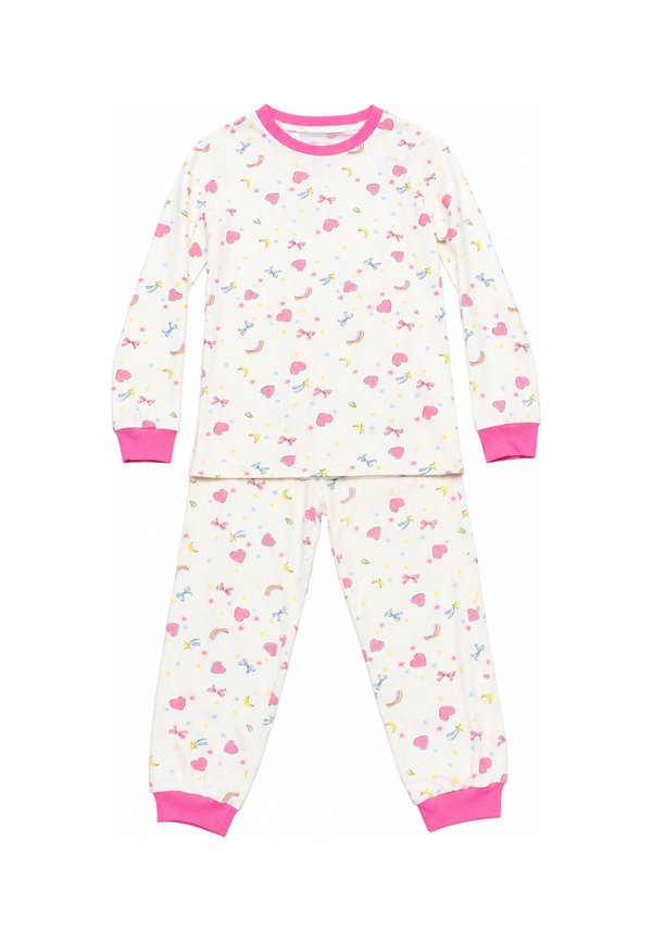 Girl Trinklets Prints Premium Kids' Pyjamas Set CREAM