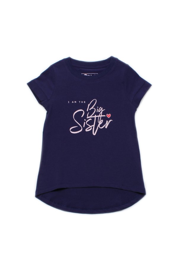 BIG SISTER T-Shirt NAVY (Girl's Top)