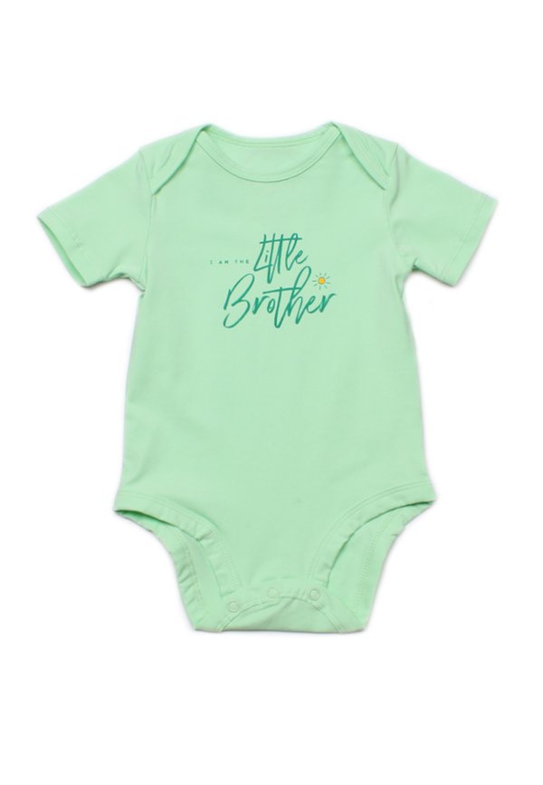 LITTLE BROTHER Romper GREEN (Baby Romper)