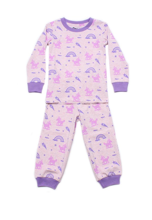 Unicorn Print Pyjamas Set PINK  (Kids' Pyjamas)
