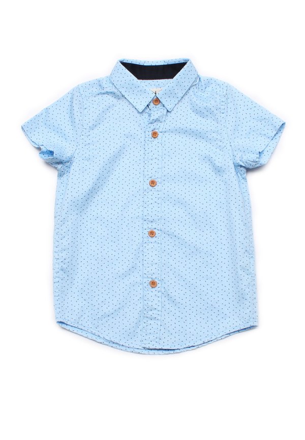 Sprinkle Print Short Sleeve Shirt BLUE (Boy's Shirt)