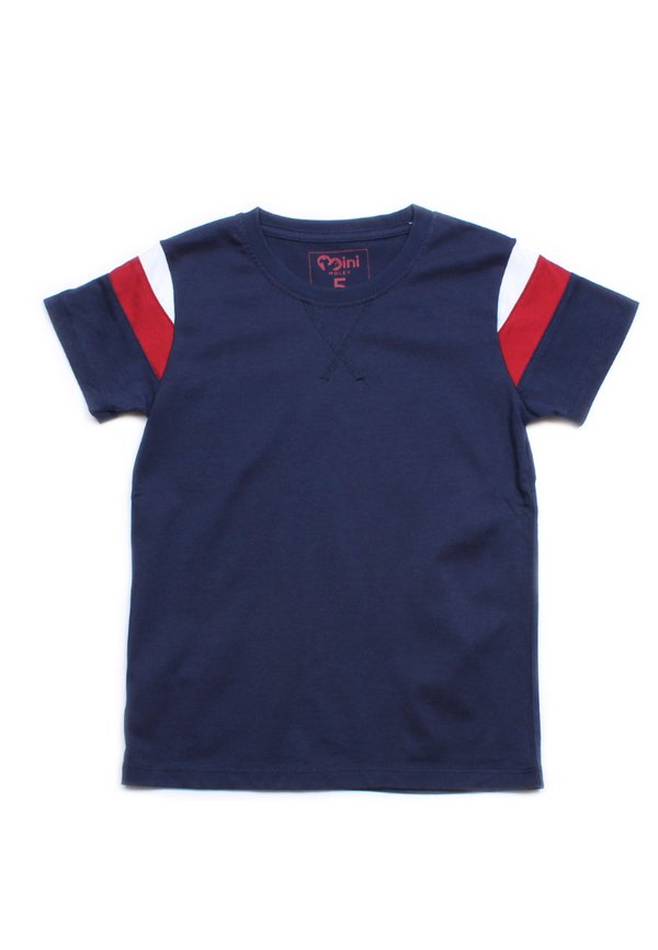 Colour Block T-Shirt NAVY (Boy's T-Shirt)