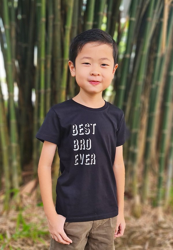 BEST BRO EVER T-Shirt BLACK (Boy's T-Shirt)