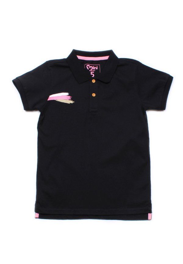 Paint Brush Polo T-Shirt BLACK (Boy's T-Shirt)