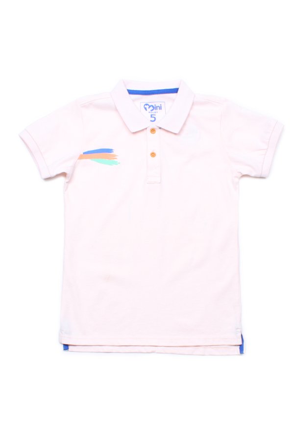 Paint Brush Polo T-Shirt PINK (Boy's T-Shirt)