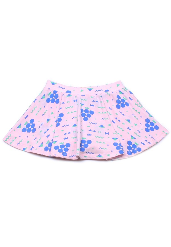 Geometric Grapes Print Skirt PINK (Girl's Bottom)