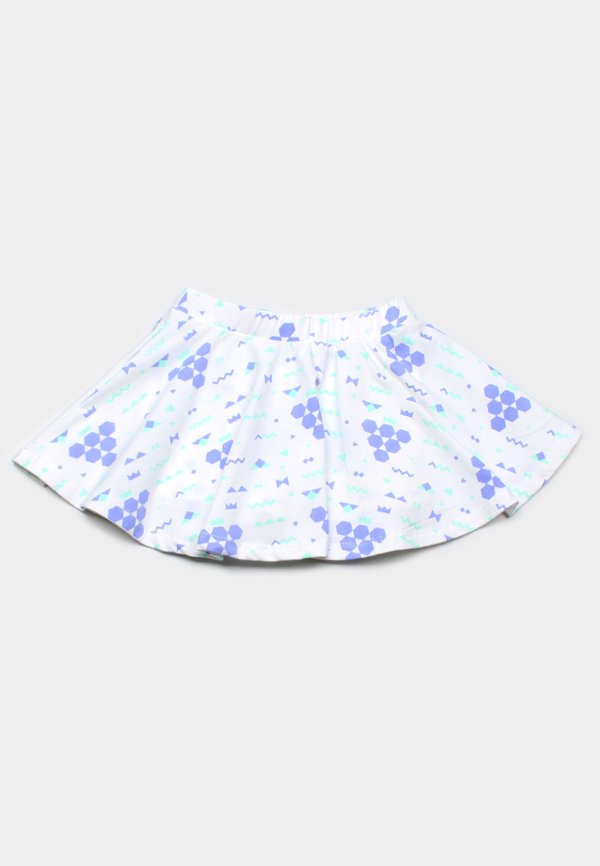 Geometric Grapes Print Skirt WHITE (Girl's Bottom)