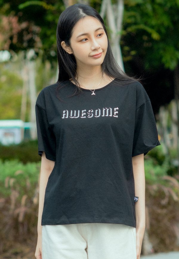 AWESOME Shadow Blouse BLACK (Ladies' Top)