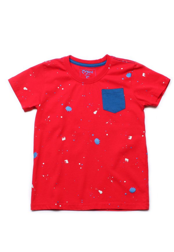 Paint Splatter T-Shirt RED (Boy's T-Shirt)