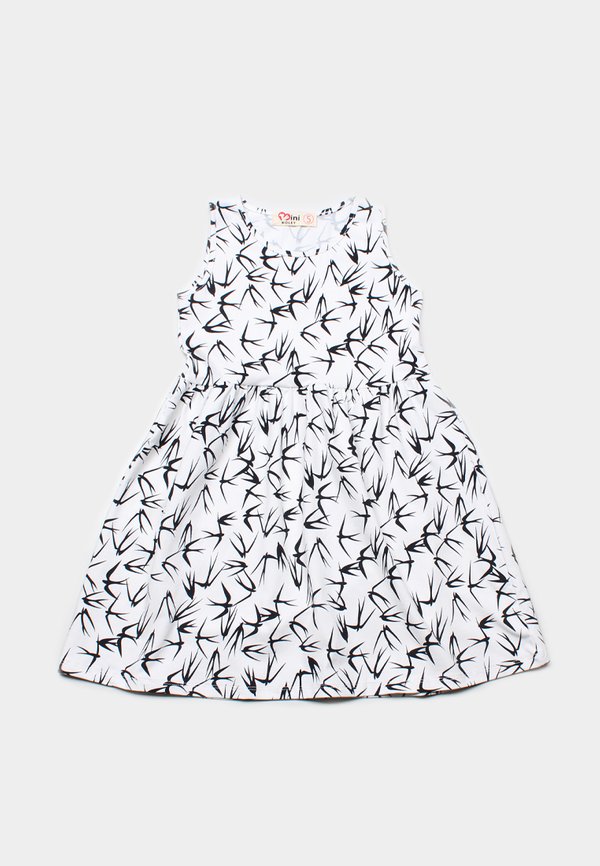 Swallow Bird Print Dress WHITE (Girl's Dress)