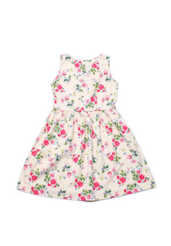 Floral Print Dress CREAM (Girl's Dress)