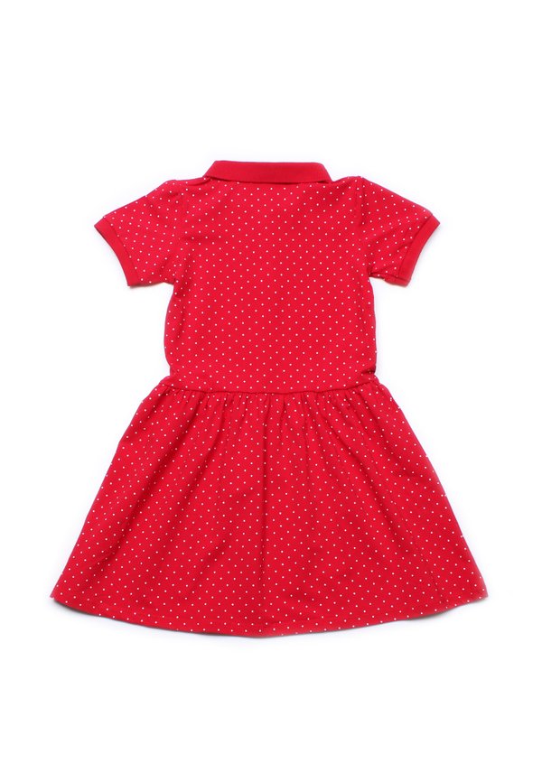 Polka Dot Polo Dress RED (Girl's Dress)