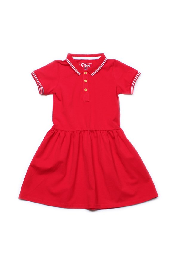 Twin Tipped Polo Dress RED (Girl's Dress)