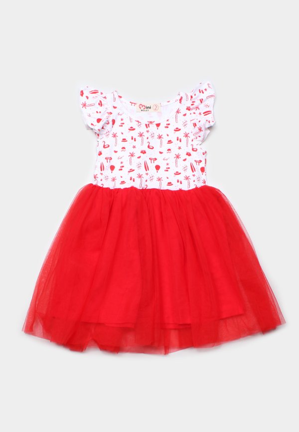 Sunny Island Bubble Dress RED (Girl's Dress)