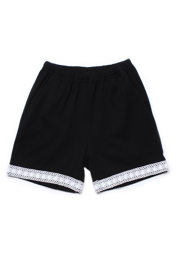Lace Line Casual Shorts BLACK (Girl's Shorts)