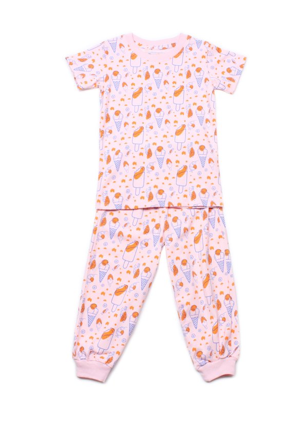 Ice Cream Print Pyjamas Set PINK (Kids' Pyjamas)