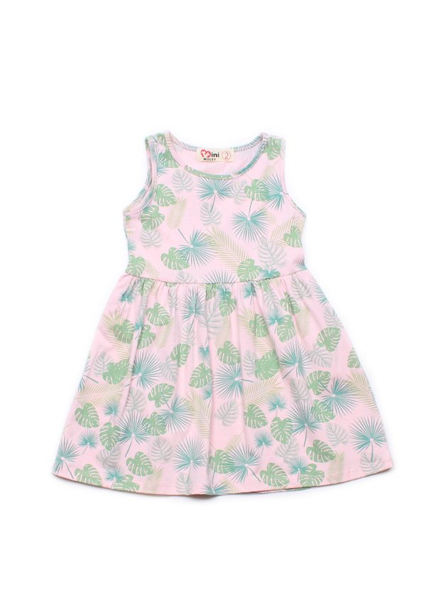 Foliage Print Dress PINK (Girl's Dress)
