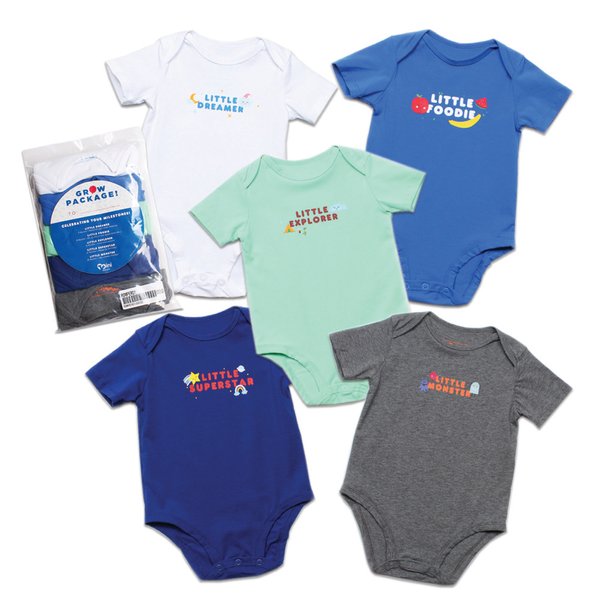 Premium Baby Boy Gift Set Assorted Colours (Baby Rompers)