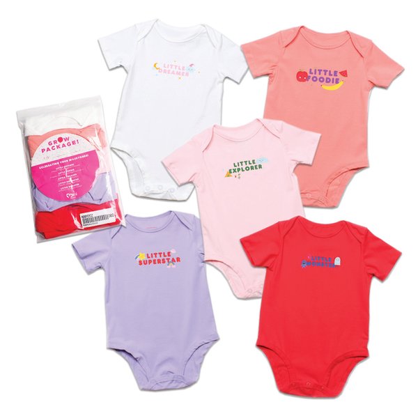 Premium Baby Girl Gift Set Assorted Colours (Baby Rompers)