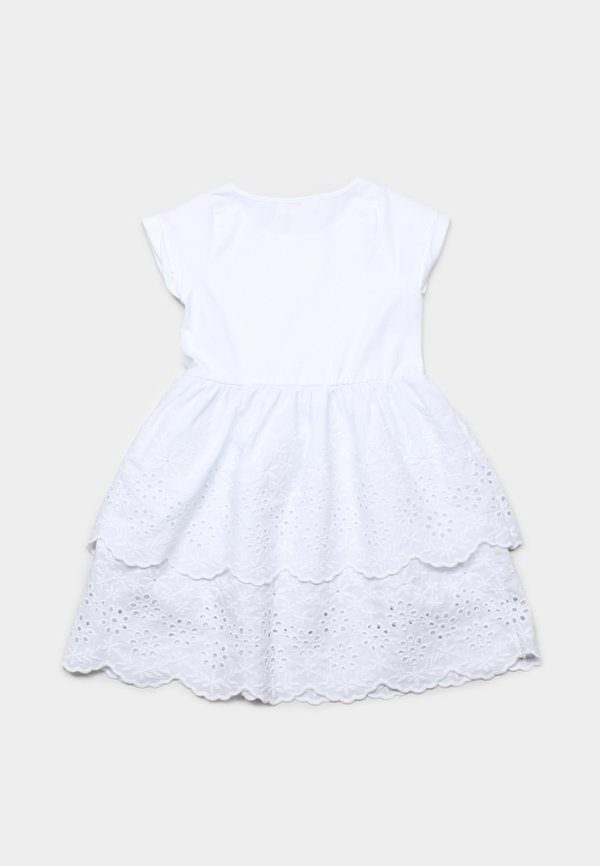 Eyelet Layered Premium Dress WHITE (Girl's Dress)