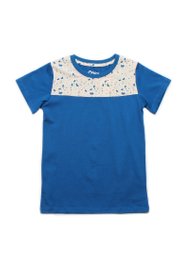Terrazzo Bunny Panel T-Shirt BLUE (Boy's T-Shirt)