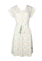 Terrazzo Bunny Print Flare Dress GREEN (Ladies' Dress)