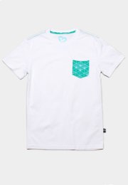Japanese Sunray Pocket T-Shirt WHITE (Men's T-Shirt)