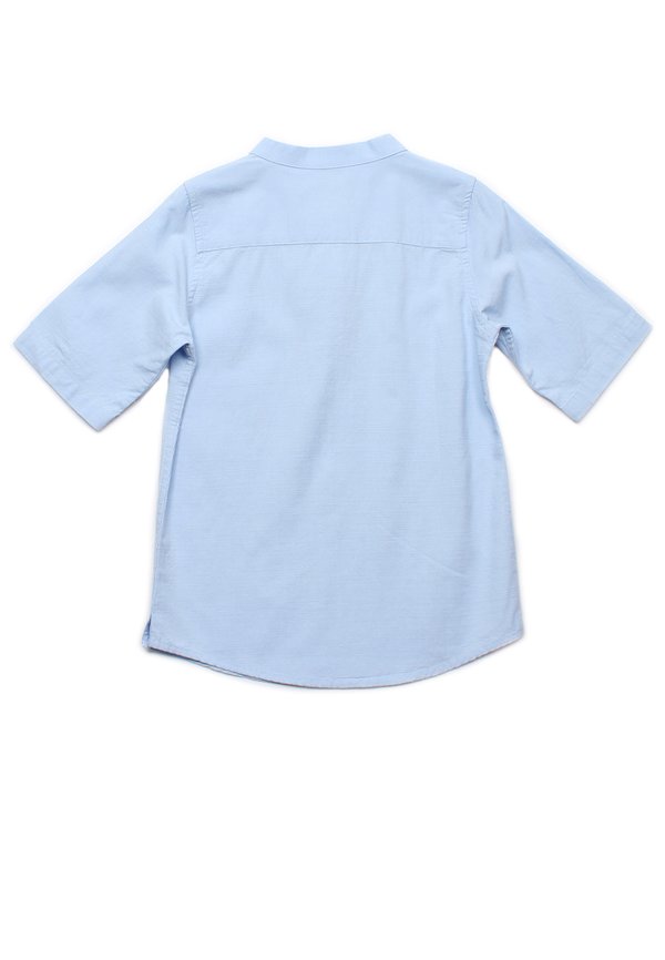 Oriental Styled 3/4 Sleeve Shirt BLUE (Boy's Shirt)