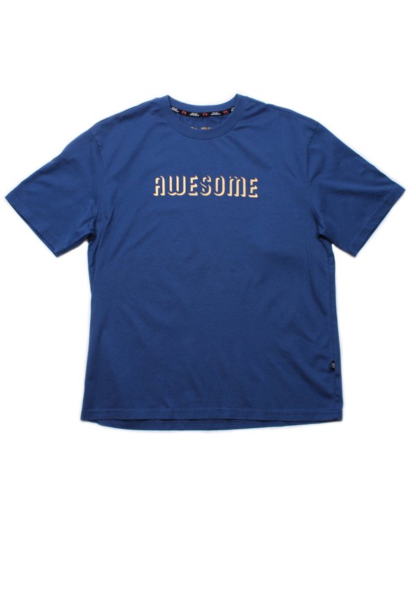 AWESOME Shadow Oversized T-Shirt BLUE (Men's T-Shirt)